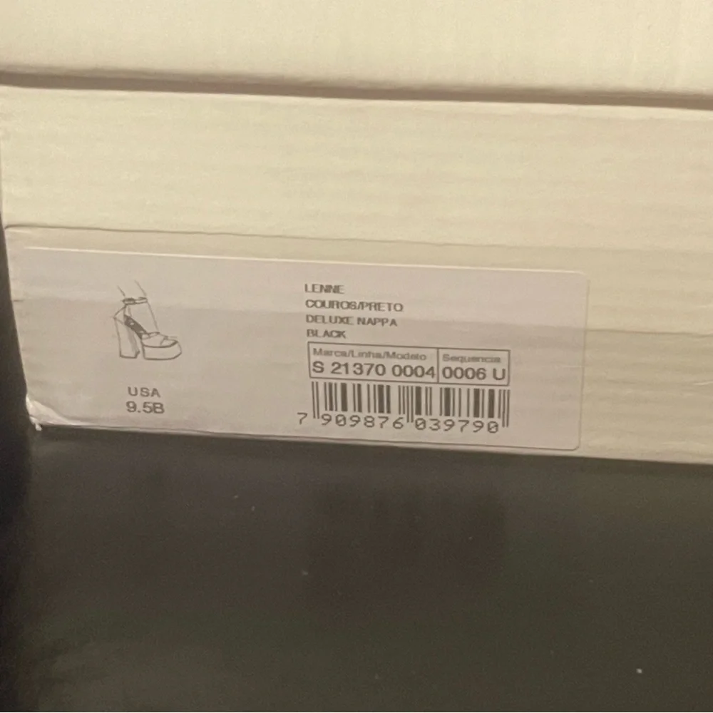 Schutz Lenne Blk Nappa Leather Sandal 9.5 NIB - Picture 11 of 11